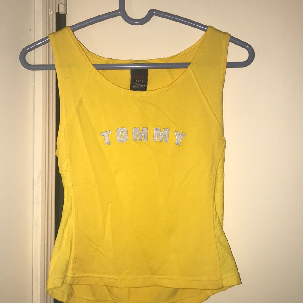 Tommy yellow sporty shirt